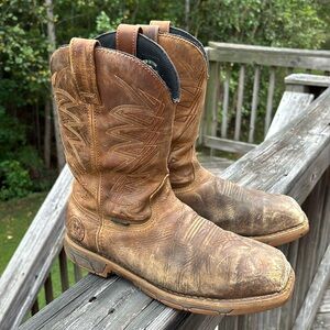 Irish setters by red wing steel toe work boots waterproof Cowboy western 9.5